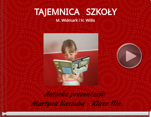 Book titled 'TAJEMNICA   SZKOŁYM. Widmark i H. Willis'