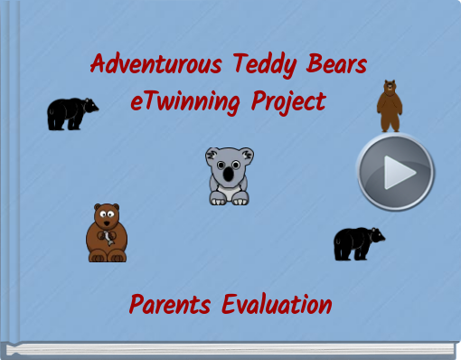 Book titled 'Adventurous Teddy BearseTwinning Project'