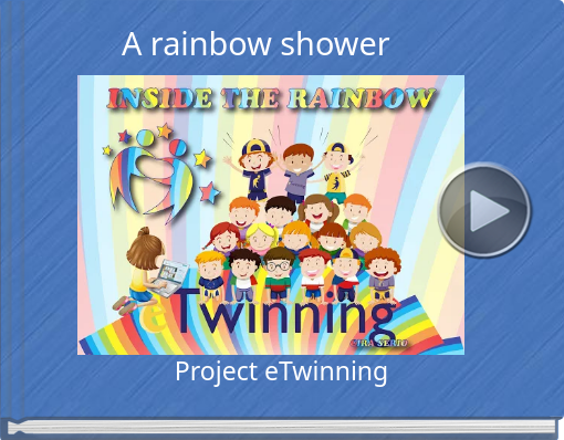 Book titled 'A rainbow shower'