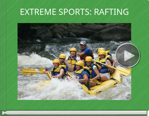 Book titled 'EXTREME SPORTS: RAFTING'