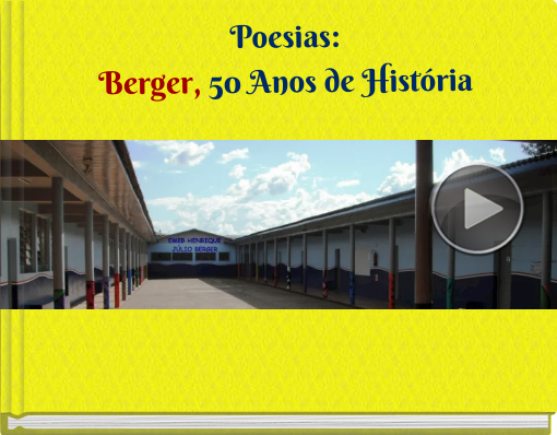 Book titled 'Poesias:Berger50  Anos de História'