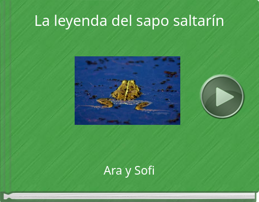 Book titled 'La leyenda del sapo saltarín'