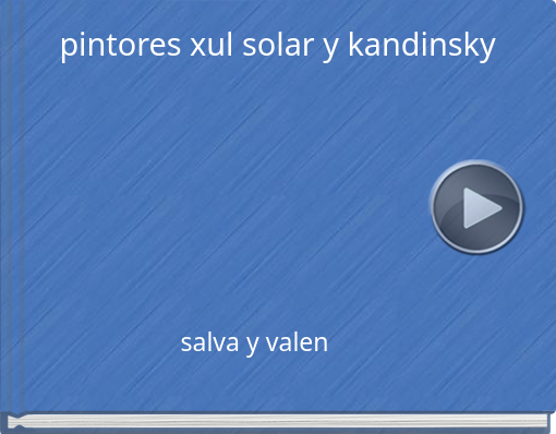 Book titled 'pintores xul solar y kandinsky'