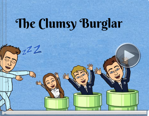 Book titled 'The Clumsy Burglar'