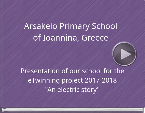 Book titled 'Arsakeio Primary School of Ioannina, Greece'