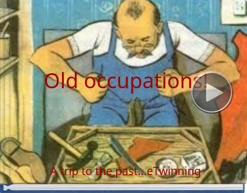 Book titled 'Old occupations!'