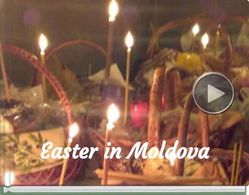 Book titled 'Easter in Moldova'