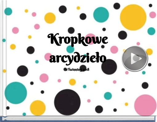 Book titled 'Kropkowearcydzieło'