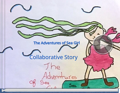 Book titled 'The Adventures of Sea Girl'