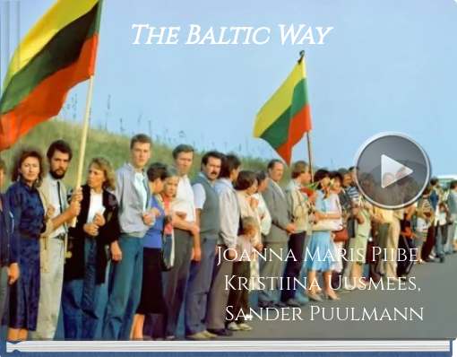 Book titled 'The Baltic Way'