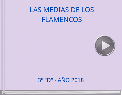 Book titled 'LAS  MEDIAS  DE  LOS  FLAMENCOS'