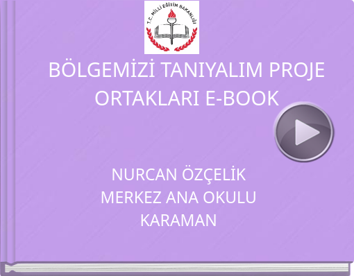 Book titled 'BÖLGEMİZİ TANIYALIM PROJE ORTAKLARI E-BOOK'