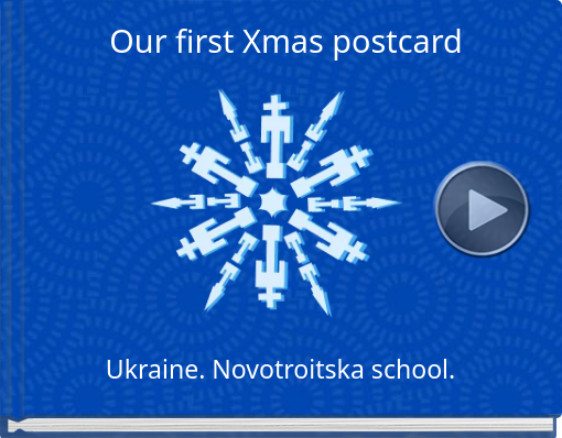 Book titled 'Our first Xmas postcard'