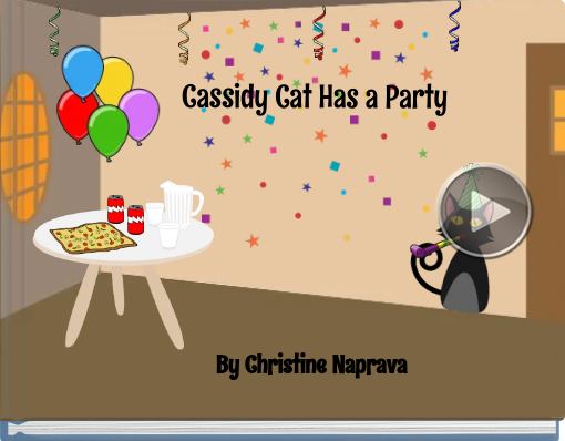 Book titled 'Cassidy Cat Has a Party'