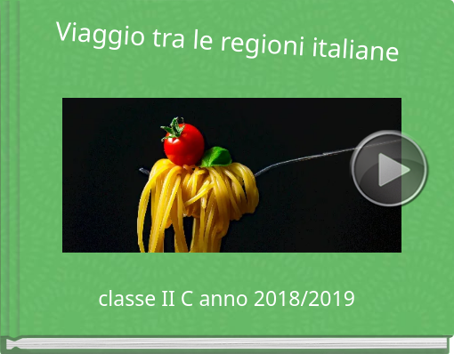 Book titled 'Viaggio tra le regioni italiane'