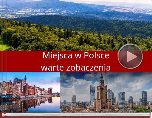 Book titled 'Miejsca Warte ZobaczeniaW Polsce'