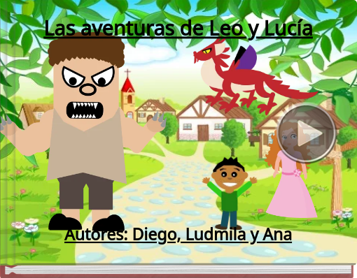 Book titled 'Las aventuras de Leo y Lucía'