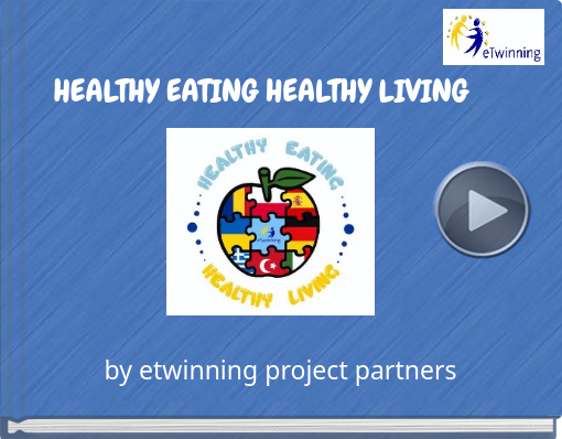 Book titled 'HEALTHY EATING HEALTHY LIVING'