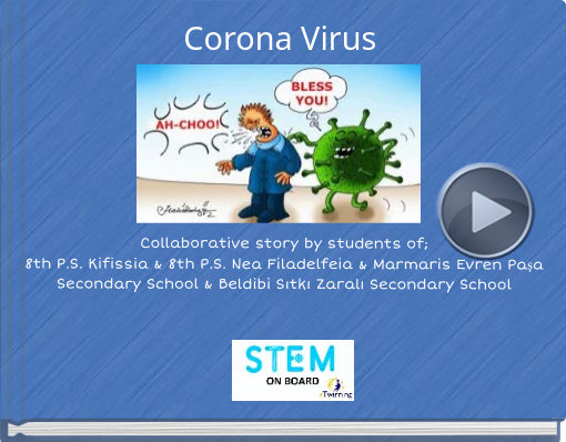 Book titled 'Corona Virus'