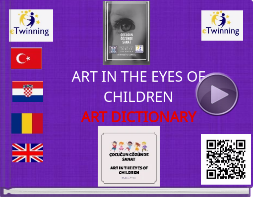 Book titled 'ART IN THE EYES OF CHILDRENART DICTIONARY'