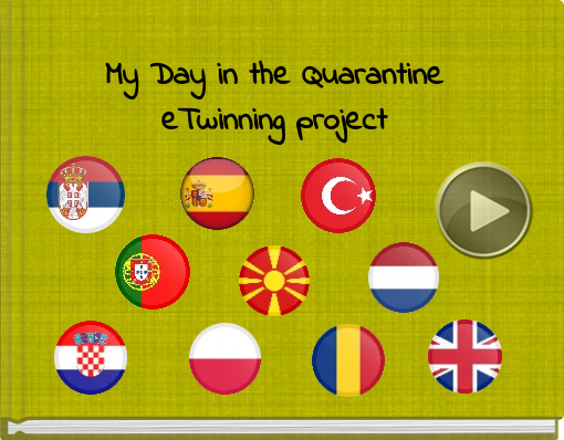 Book titled 'My Day in the QuarantineeTwinning project'