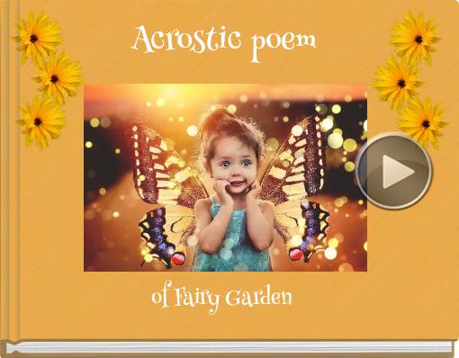 Book titled 'Acrostic poem'