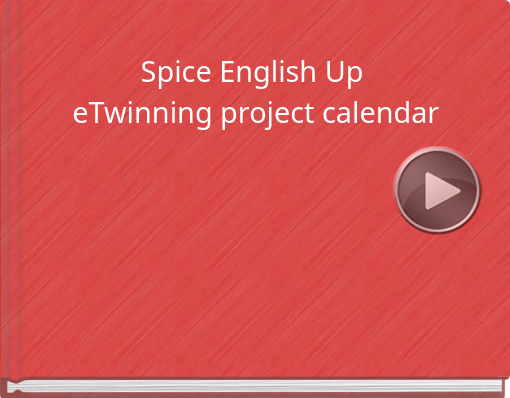 Book titled 'Spice English Up eTwinning project calendar'