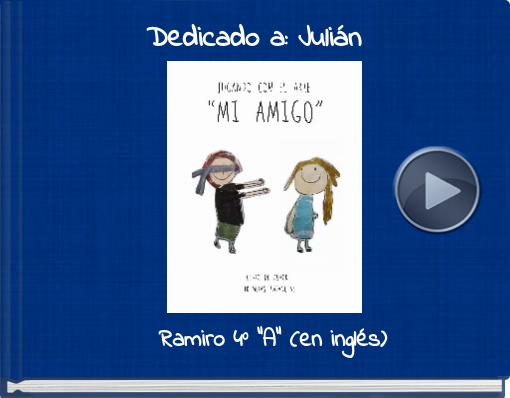 Book titled 'Dedicado a: Julián'