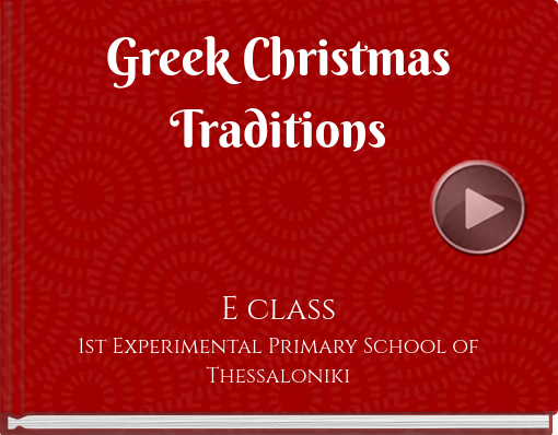 Book titled 'Greek Christmas Traditions'