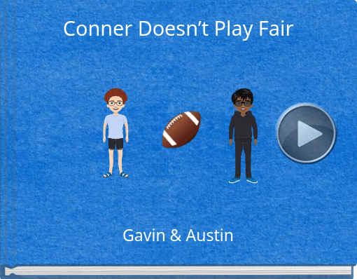 Book titled 'Conner Doesn’t Play Fair'