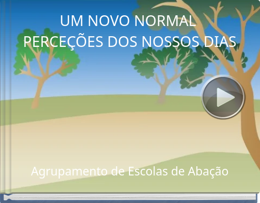 Book titled 'UM NOVO NORMAL PERCEÇÕES DOS NOSSOS DIAS'