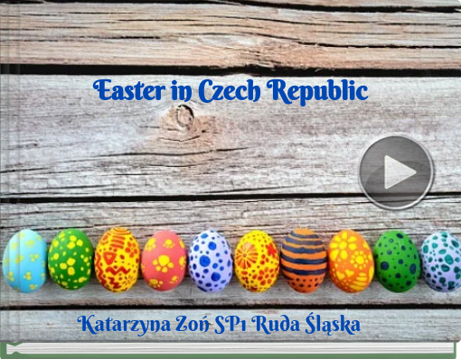 Book titled 'Easter in Czech Republic'
