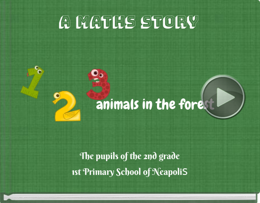 Book titled 'A maths story animals in the forest'