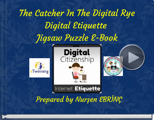 Book titled 'The Catcher In The Digital RyeDigital Etiquette Jigsaw Puzzle E-Book'