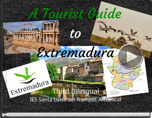 Book titled 'A Tourist Guide to Extremadura'