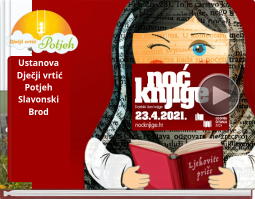 Book titled 'Ustanova Dječji vrtić Potjeh Slavonski Brod'