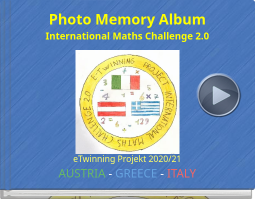 Book titled 'Photo Memory AlbumInternational Maths Challenge 2.0'