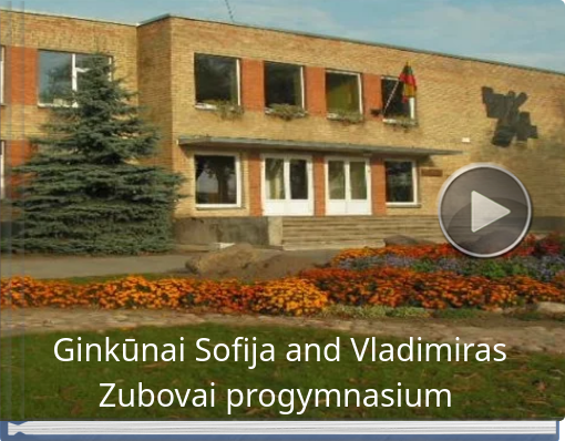 Book titled 'Ginkūnai Sofija and Vladimiras Zubovai school'