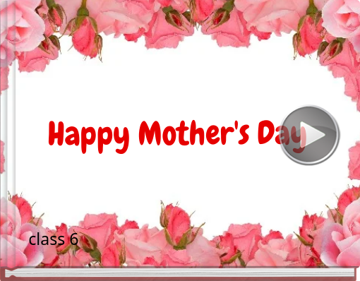 Book titled 'Happy mother's day'