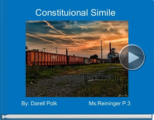 Book titled 'Constituional Simile'