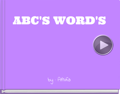 Book titled 'ABC'S WORD'S'