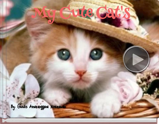 Book titled 'My Cute Cat's'