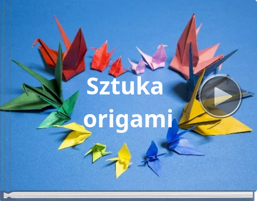 Book titled 'Sztuka origami'