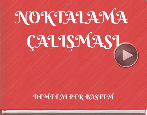 Book titled 'NOKTALAMA ÇALIŞMASI'