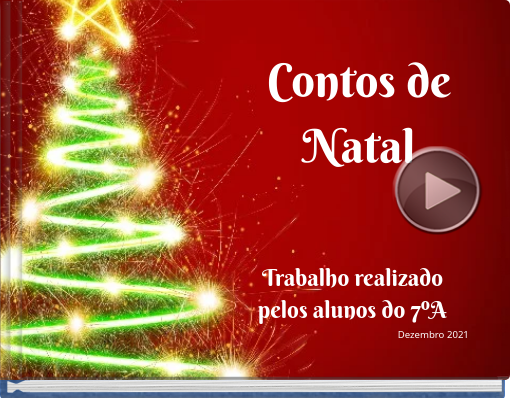 Book titled 'Contos de Natal'