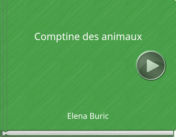 Book titled 'Comptine des animaux'