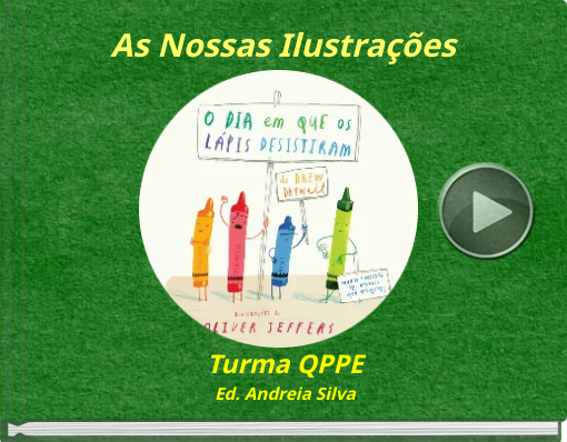 Book titled 'As Nossas Ilustrações'