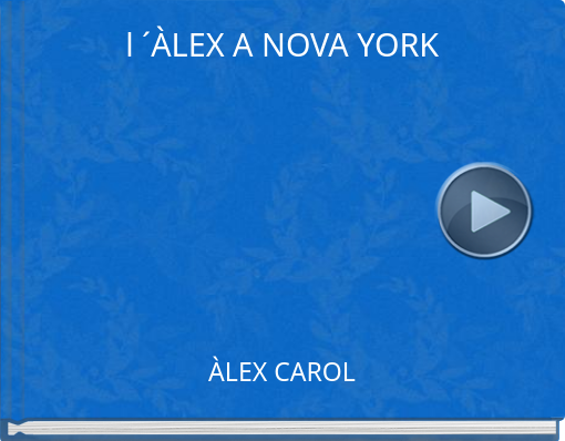 Book titled 'l ´ÀLEX A NOVA YORK'