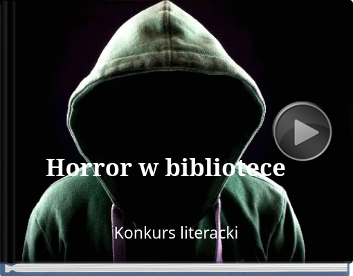 Book titled 'Horror w bibliotece'