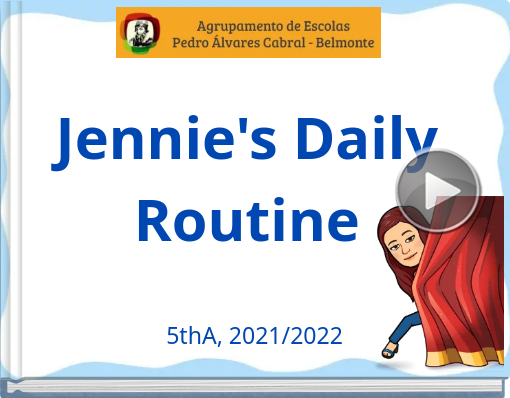 Book titled 'Jennie's Daily Routine'